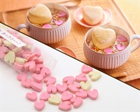 ハートの彩り麩＆宝の麩コンソメスープ